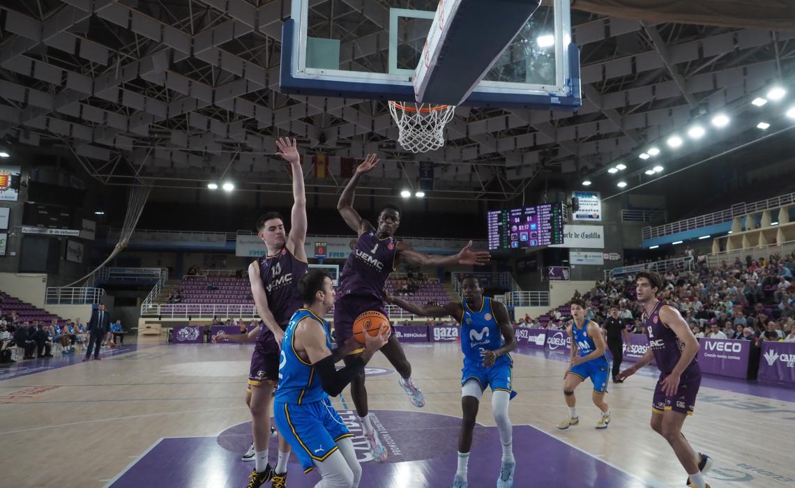 Imagen del partido ante el Estudiantes del martes en Pisuerga FOTO. Valladoliddeporte