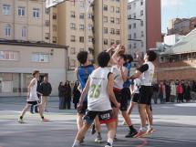 Partido de deporte escolar. Foto: Mariano González